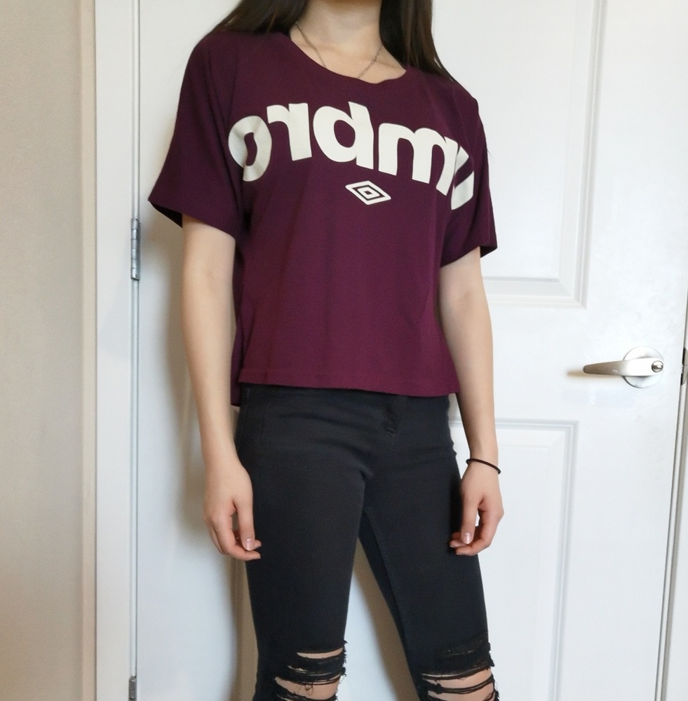 Purple Umbro shirt
